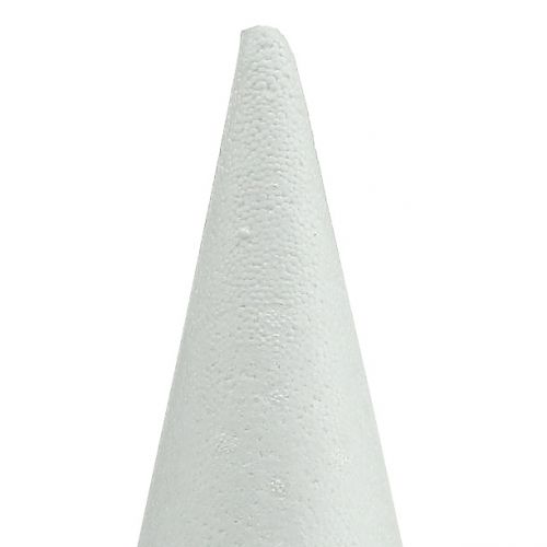 položky Polystyrenové kužely bílé 14cm x 7cm 10 ks