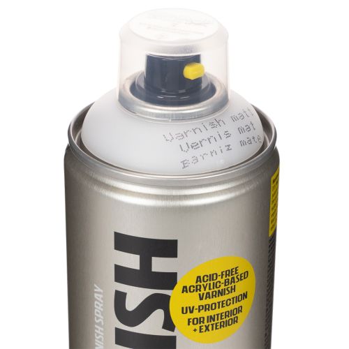 Čirý matný lak ve spreji, odolný vůči UV záření, bez kyselin, Montana plechovky, 400 ml | Floristik24.cz