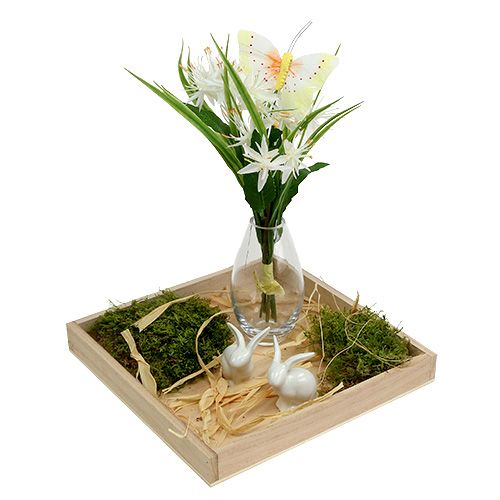 Floristik24 Dřevěný tác velký 30cm x 30cm V3cm