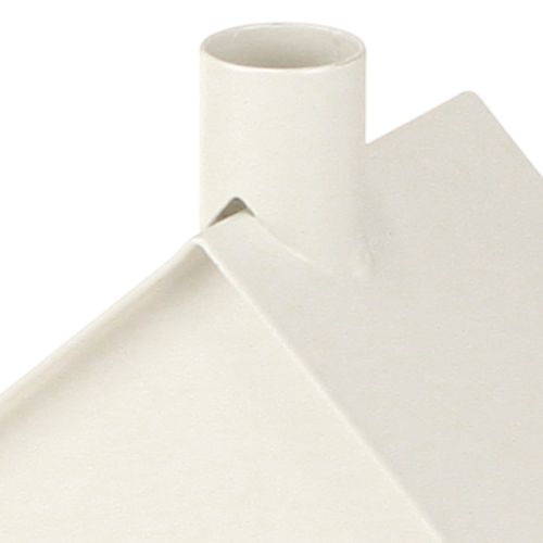 položky Stylový mini domeček na čajovou svíčku jako dekorace na stůl 15 cm
