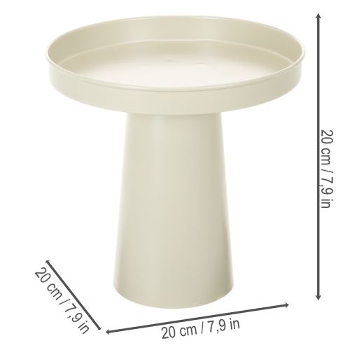 Stojan na podnos, dekorativní talíř na svíčky a figurky, 20 cm | Floristik24.cz