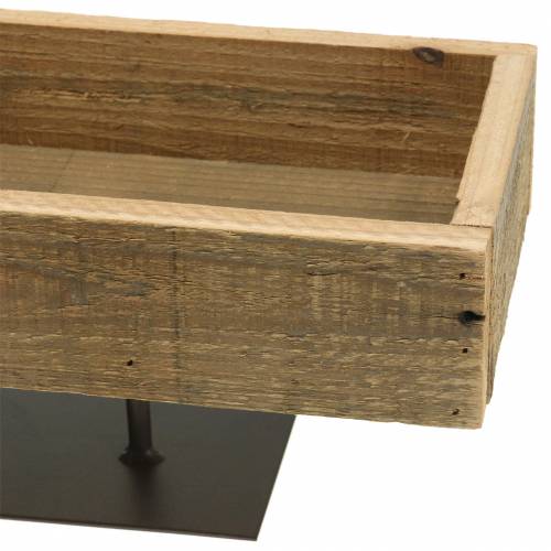 Floristik24 Dekorativní tác dřevěný u paty 40cm