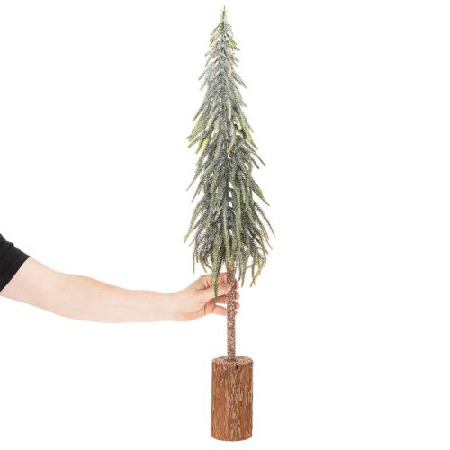 Umělý vánoční stromeček s podstavcem, matný, jako zimní dekorace, 90 cm | Floristik24.cz