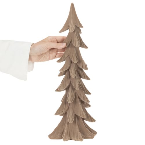 Malý vločkový dekorativní vánoční stromeček, dekorace na stůl, 44 cm | Floristik24.cz