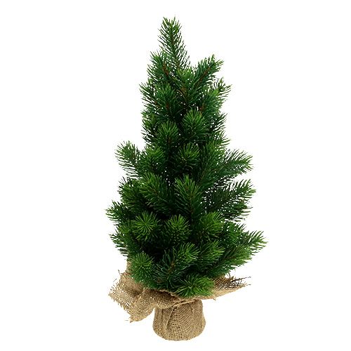 Floristik24 Vánoční stromeček v jutovém sáčku 47cm