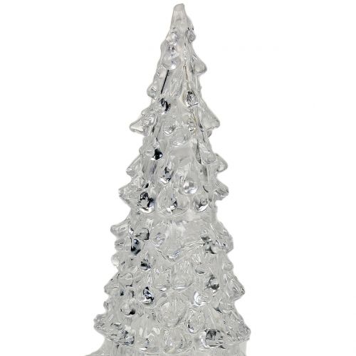 Floristik24 Vánoční stromeček akryl s LED světlem Ø6cm H12cm