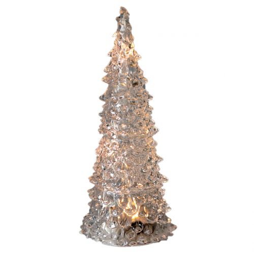 Floristik24 Vánoční stromeček akryl s LED světlem Ø6cm H12cm