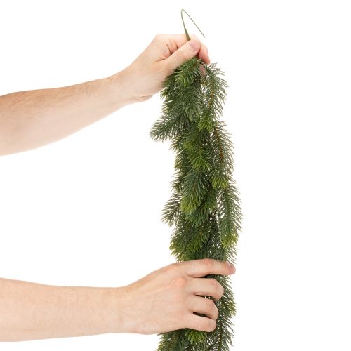 Girlanda z umělé jedle, zelená, pro slavnostní dekoraci, 180 cm | Floristik24.cz