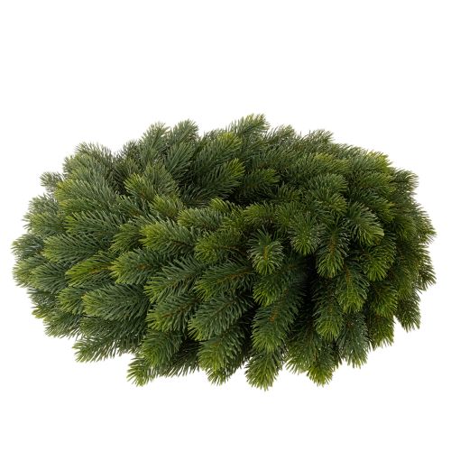 Věnec z umělých jedlových větví, zelený, kulatý, 50 cm | Floristik24.cz