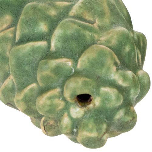 Keramická dekorace z borové šišky, dekorace na stůl, podzimní, 14 cm, 3 kusy | Floristik24.cz