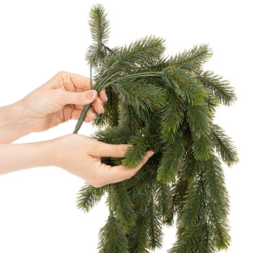 Umělá jedlová větvička na vánoční dekoraci stolu 108 cm | Floristik24.cz