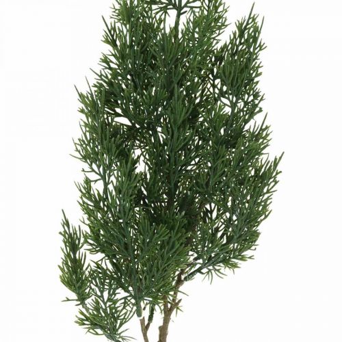Floristik24 Ozdobná větev Thuja Umělá větev cypřiše vánoční zelená 81cm