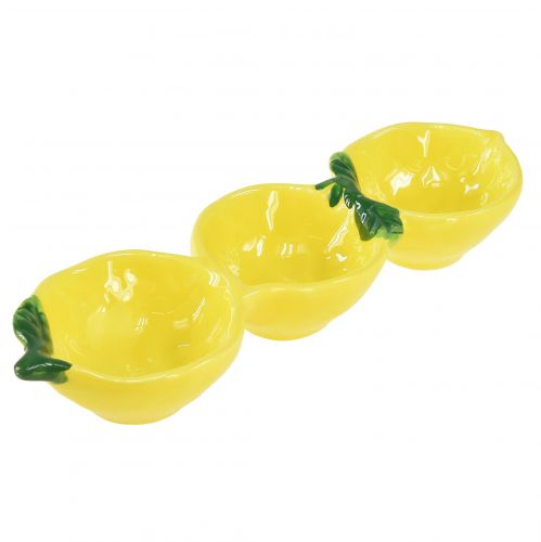 položky Tapas misky keramická citronová dekorace na stůl 28,5cm V4cm
