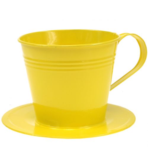 Floristik24 Kovové kelímky různé barvy Ø12cm H10cm 8ks