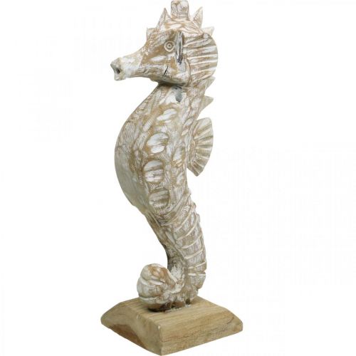 položky Mořský koník Deco White Wood Námořní dekorace Deco Figura H38cm