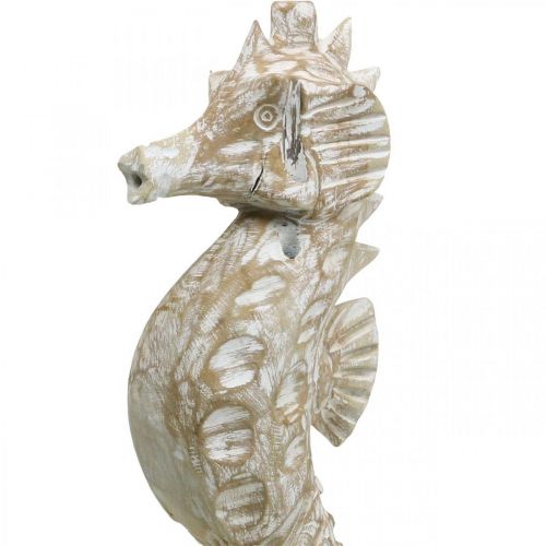 položky Mořský koník Deco White Wood Námořní dekorace Deco Figura H38cm