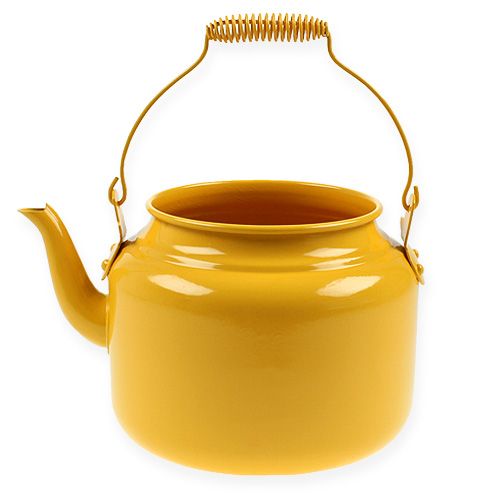 Floristik24 Konvička Ø15cm H19cm žloutkově žlutá