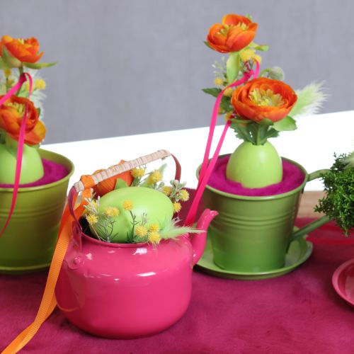 položky Konvice na čaj, nostalgický venkovský styl, dekorativní do obývacího pokoje nebo kuchyně, 15 cm