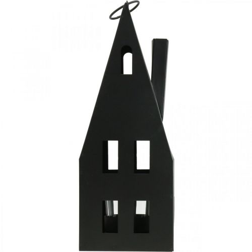 Floristik24 Čajová svíčková, světýlka kovová černá Ø4,4cm V24cm