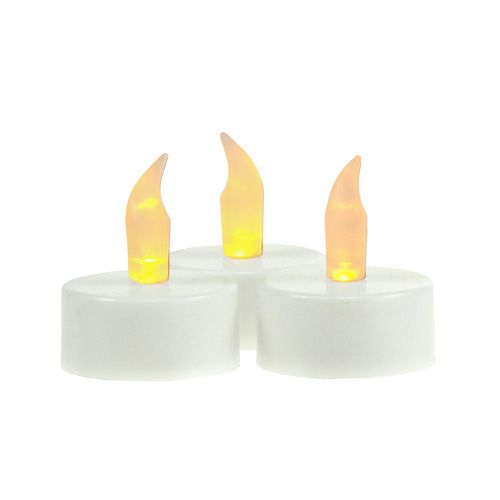 položky LED čajové svíčky s baterií Ø4cm pro vnitřní 6 ks