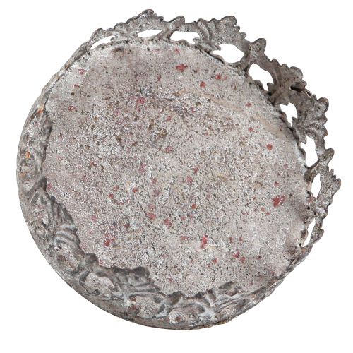 položky Stojan na čajovou svíčku pro zapojení vintage Ø7cm V7,5cm šedý 4 ks