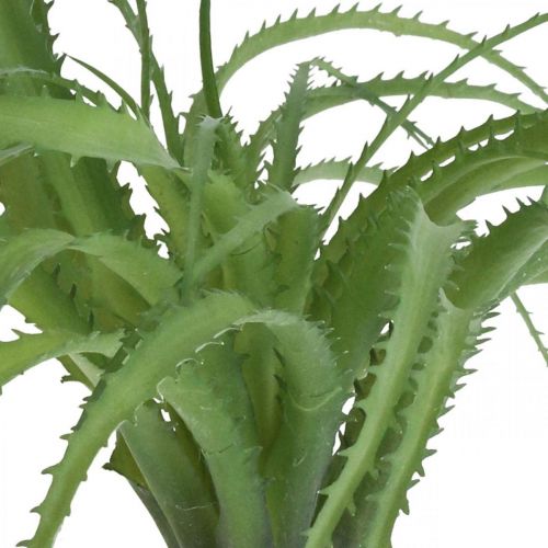 Floristik24 Aloe umělá zelená umělá rostlina na zapíchnutí zelená rostlina 38Øcm