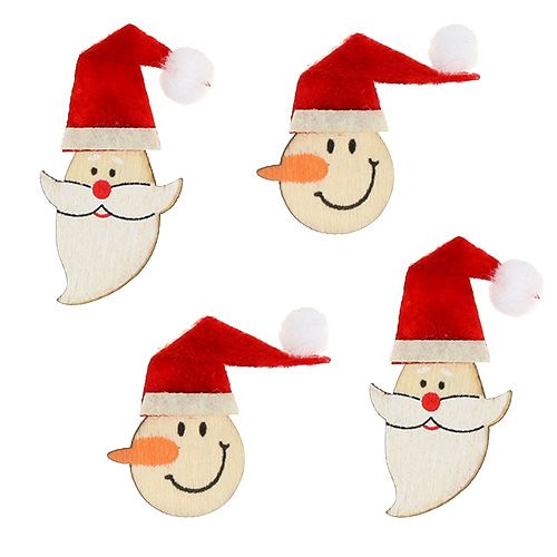položky Stolní dekorace Santa, sněhulák 4-5cm 12 ks