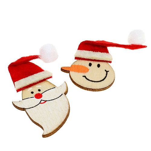 položky Stolní dekorace Santa, sněhulák 4-5cm 12 ks