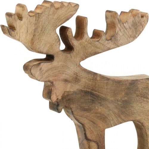 Floristik24 Stolní dekorace Vánoční deko los dřevěný stojan deco jelen V27,5cm