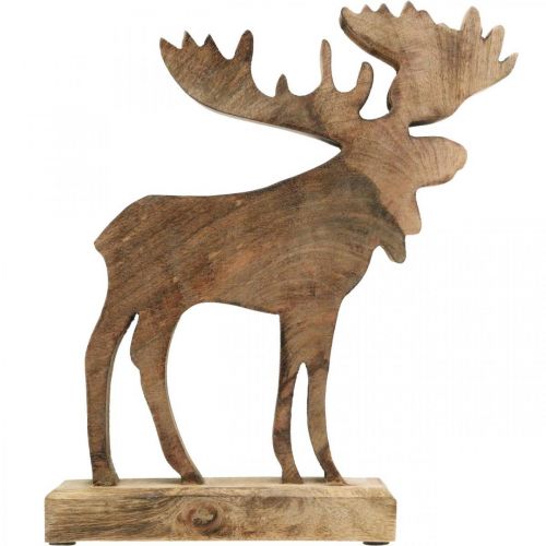 Floristik24 Stolní dekorace Vánoční deko los dřevěný stojan deco jelen V27,5cm