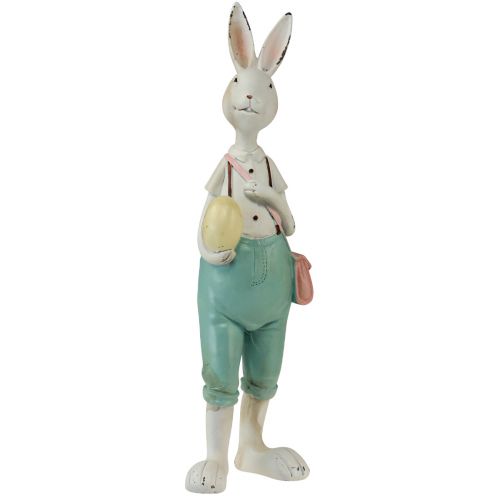 Dekorace na stůl Velikonoční dekorace zajíček králík muž 11×9×29cm