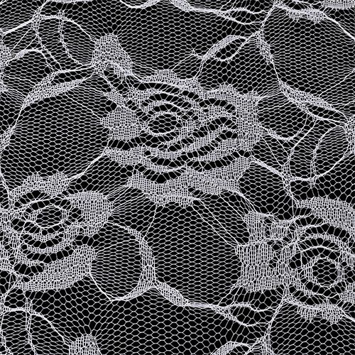 Floristik24 Běhoun krajkový bílý 200mm 10m