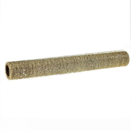 Floristik24 Běh na stůl Běh na stůl Champagne Glitter W35cm L200cm