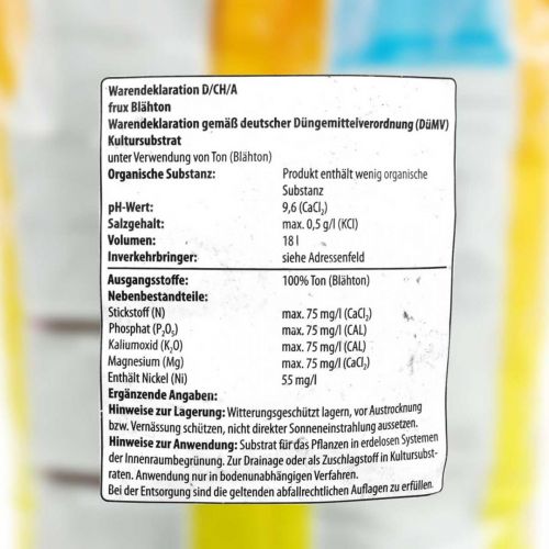 položky Jílové granule Frux Hydroton keramzit rostlinné granule 18l