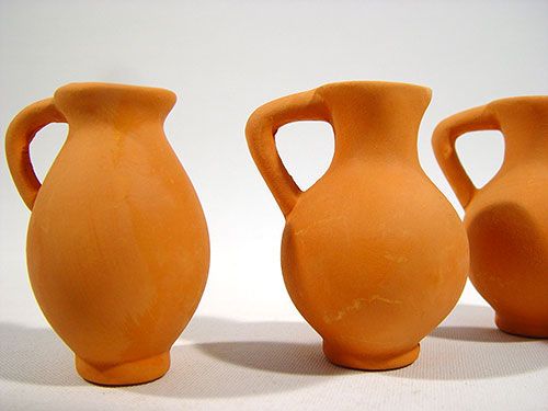 Floristik24 Terakotová váza 6 cm mini (24 ks)