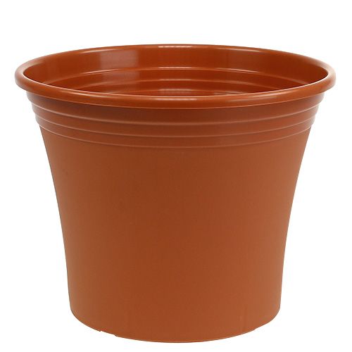 Floristik24 Hrnec „Irys“ plastový terakota Ø38cm H31cm 1 ks