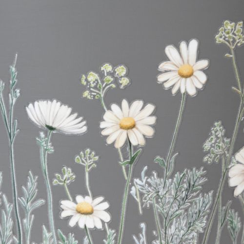 položky Květináč s jemným vzorem divokých květin, praktické využití na balkoně nebo terase, 15 cm, 3 kusy