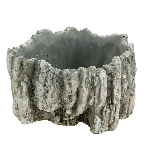 Floristik24 Hrnec s kůrou 20,5cm x 17cm 1ks