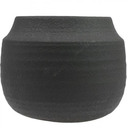 položky Květináč černý keramický květináč Ø23cm H19,5cm
