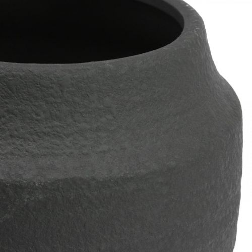 položky Květináč černý keramický květináč Ø23cm H19,5cm