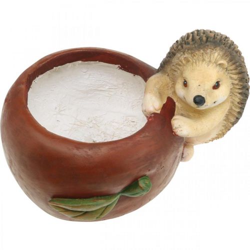 položky Květináč, jablko s ježkem, podzimní dekorace, hrnec, keramika Ø16cm V22cm Š33cm