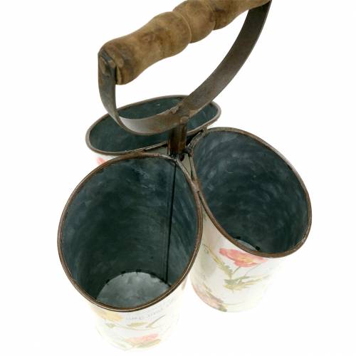 Floristik24 Květinový květináč s násadou rýče 3 V27 cm