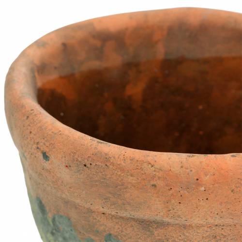 Floristik24 Květináč cachepot vintage přírodní hlína Ø8,5cm V7cm 4ks