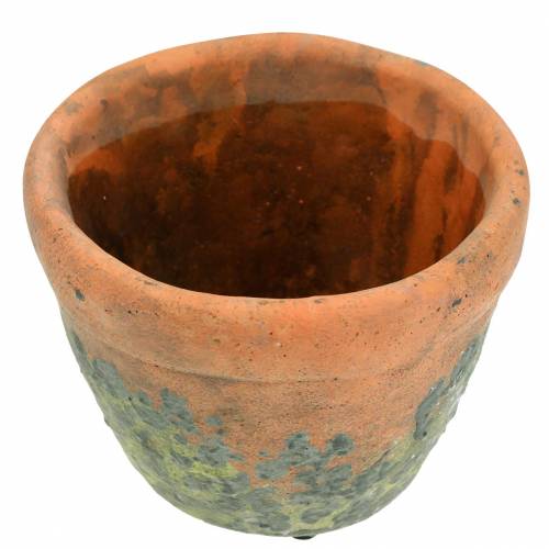Floristik24 Květináč cachepot vintage přírodní hlína Ø8,5cm V7cm 4ks