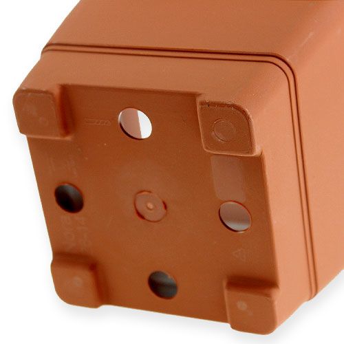 Floristik24 Květináč "Nora" 14cm x 14cm H11cm terakota, 1ks