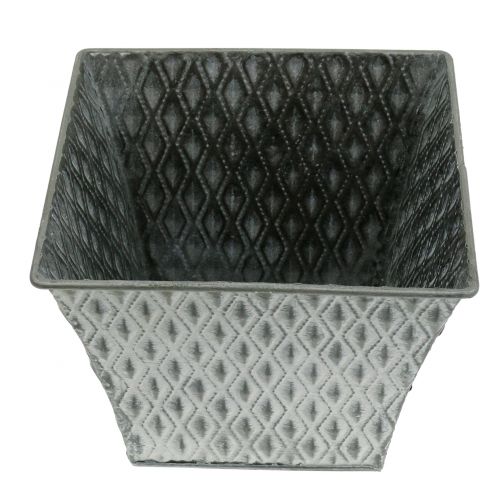 položky Zinkový hrnec s diamantovým vzorem V15cm