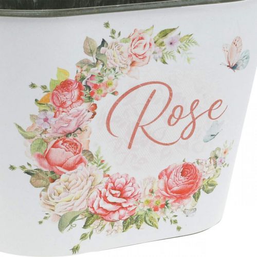 položky Květináč, dekorativní květinové růže, miska na květiny L19cm H12,5cm
