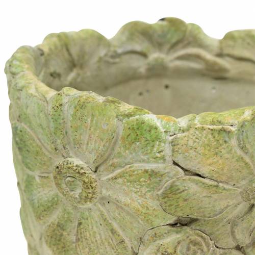 Floristik24 Květináč zelený Ø15,5cm V15cm