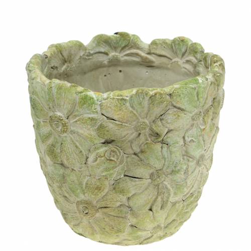 Floristik24 Květináč zelený Ø15,5cm V15cm