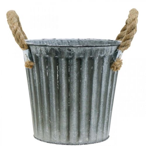 položky Kovový květináč, dekorativní květináč s uchy, květináč, květináč Ø16,5 cm